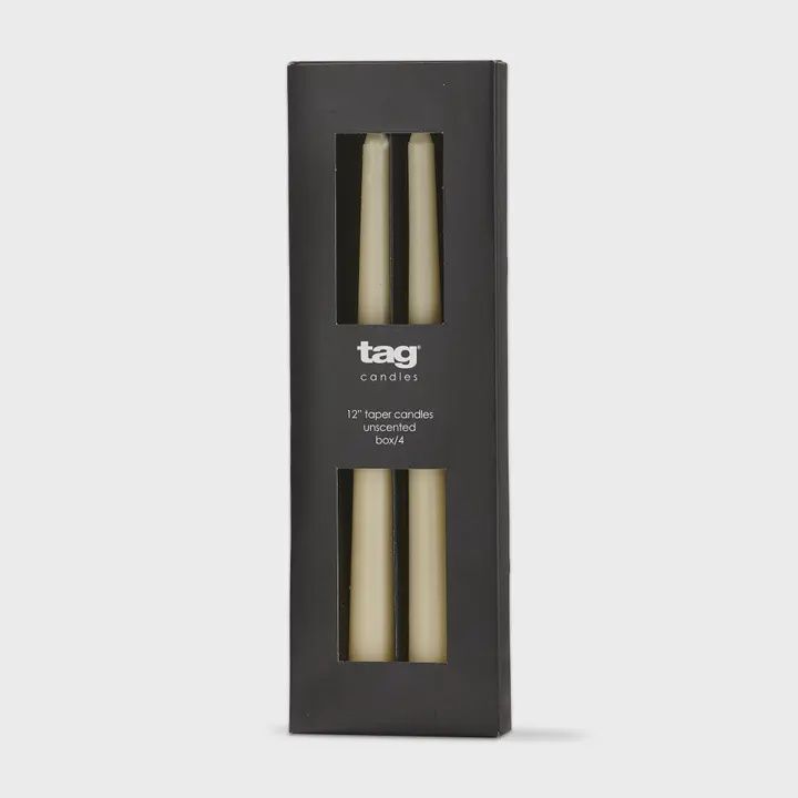 12&quot; Taper Candle - Ivory