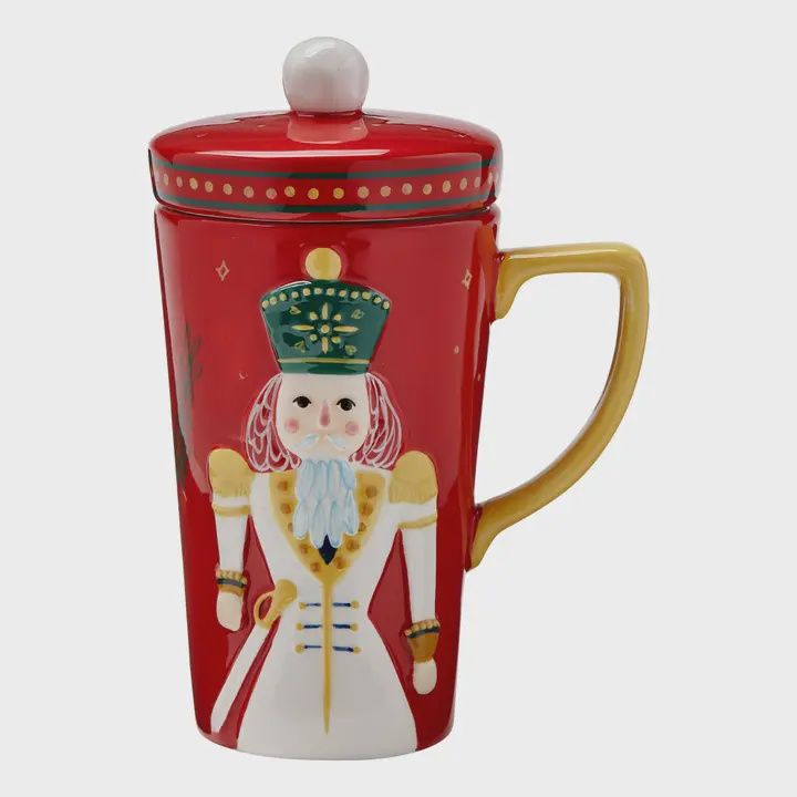 Nutcracker Mug w/Lid