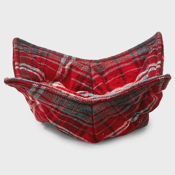 Plaid Bowl Cozy