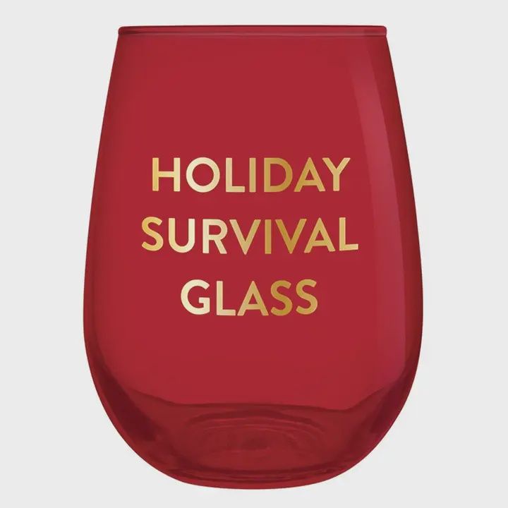 Holiday Survival Glass