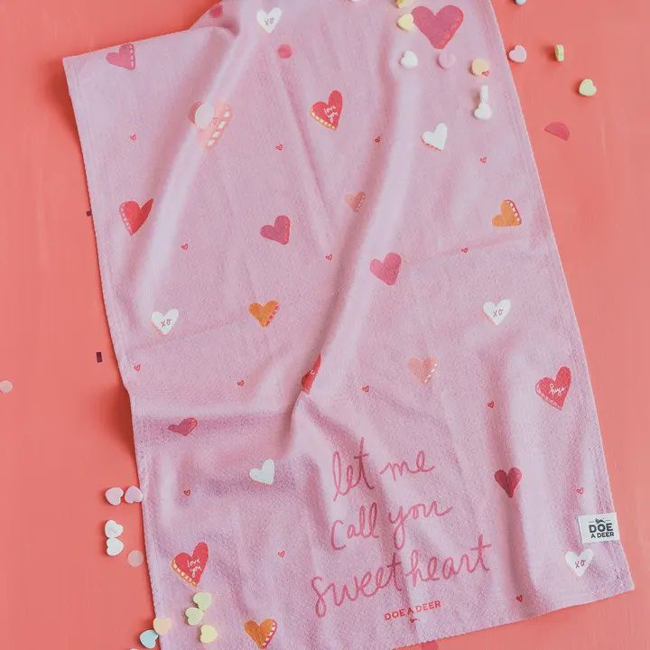 Let me Call you Sweetheart Waffle Towel