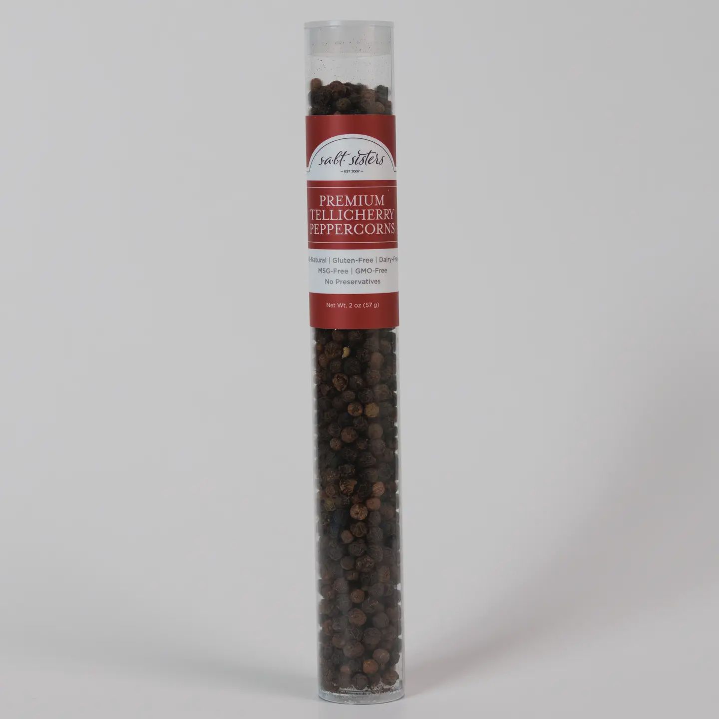 Premium Tellicherry Peppercorns Tube
