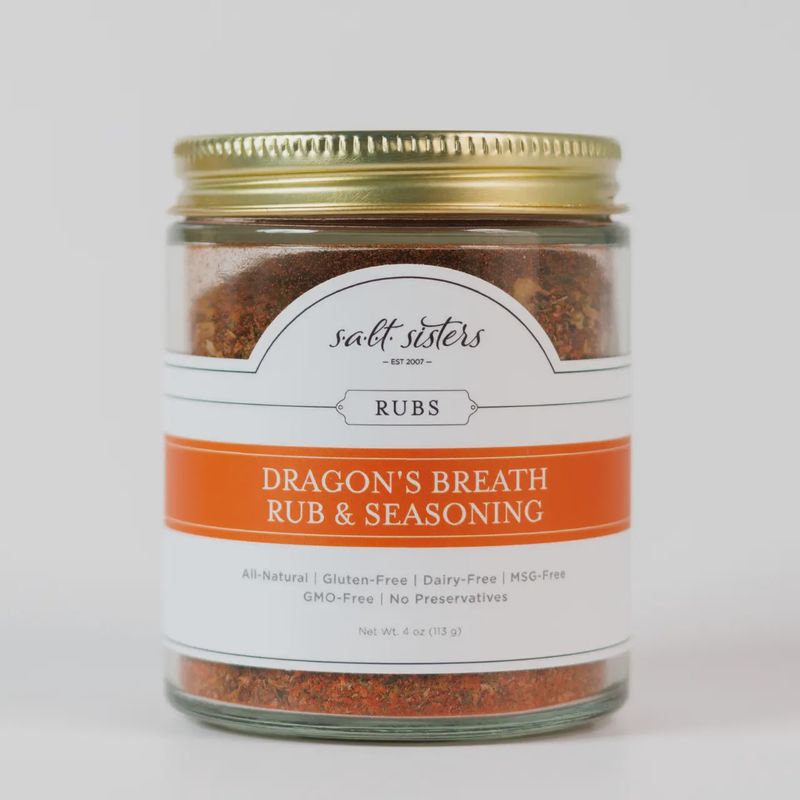 Dragon's Breath Rub and Seasoning - Refillable Jar
