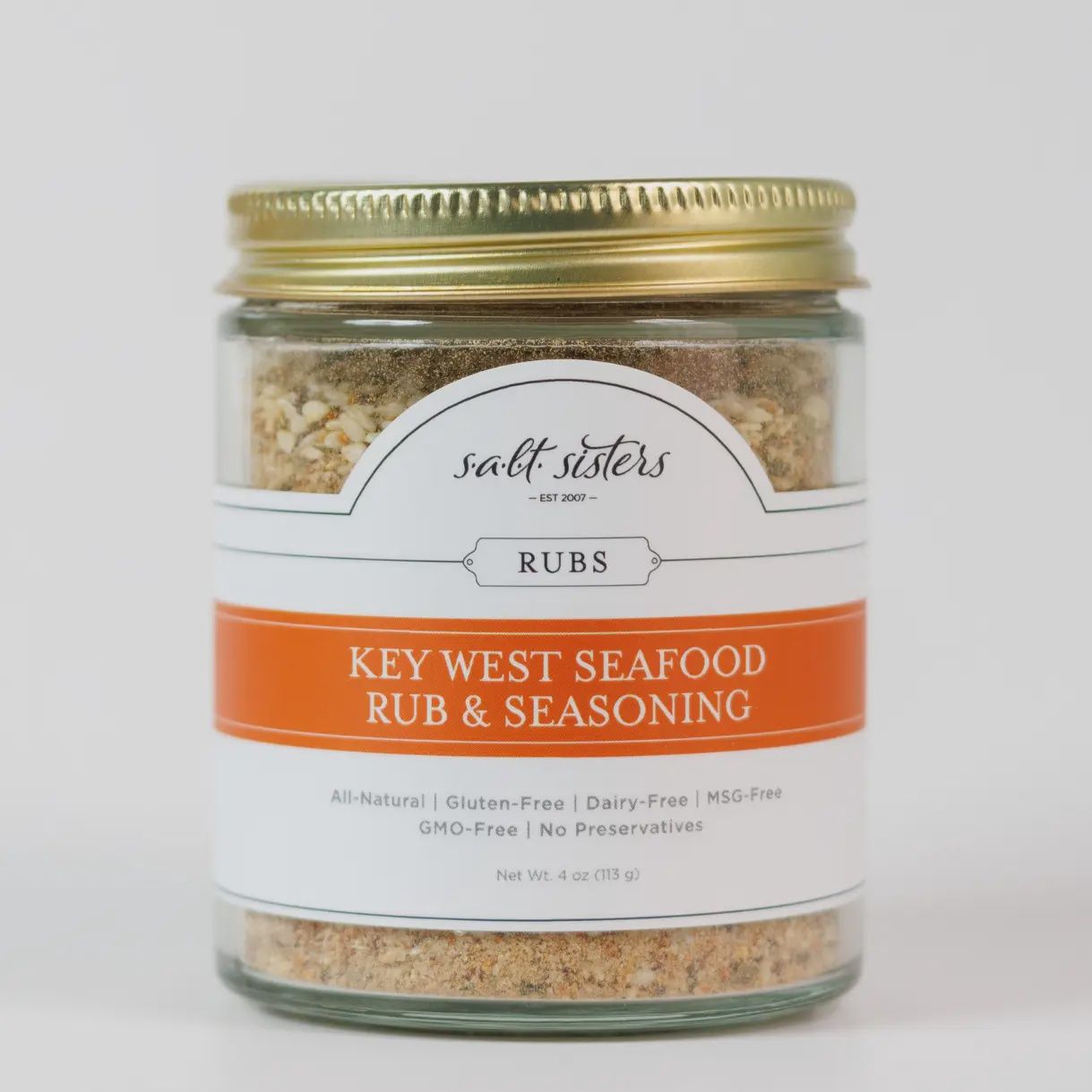 Key West Seafood Rub and Seasoning - Refillable Jar