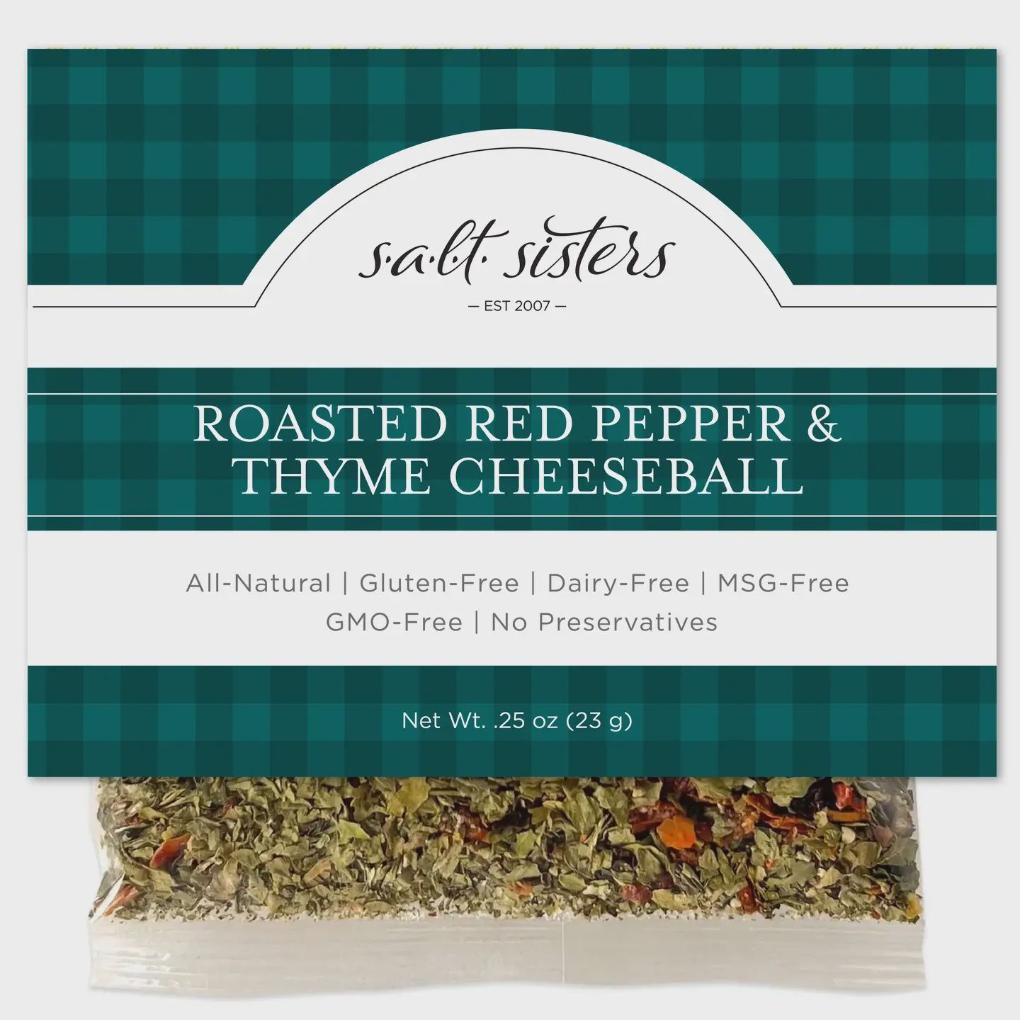 Roasted Red Pepper and Thyme Cheeseball
