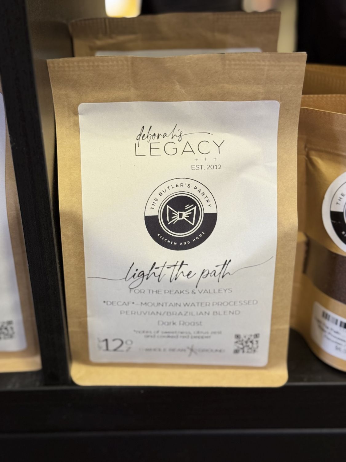 Light The Path ... Decaf Mountain Water Process- Dark Roast-Peruvian