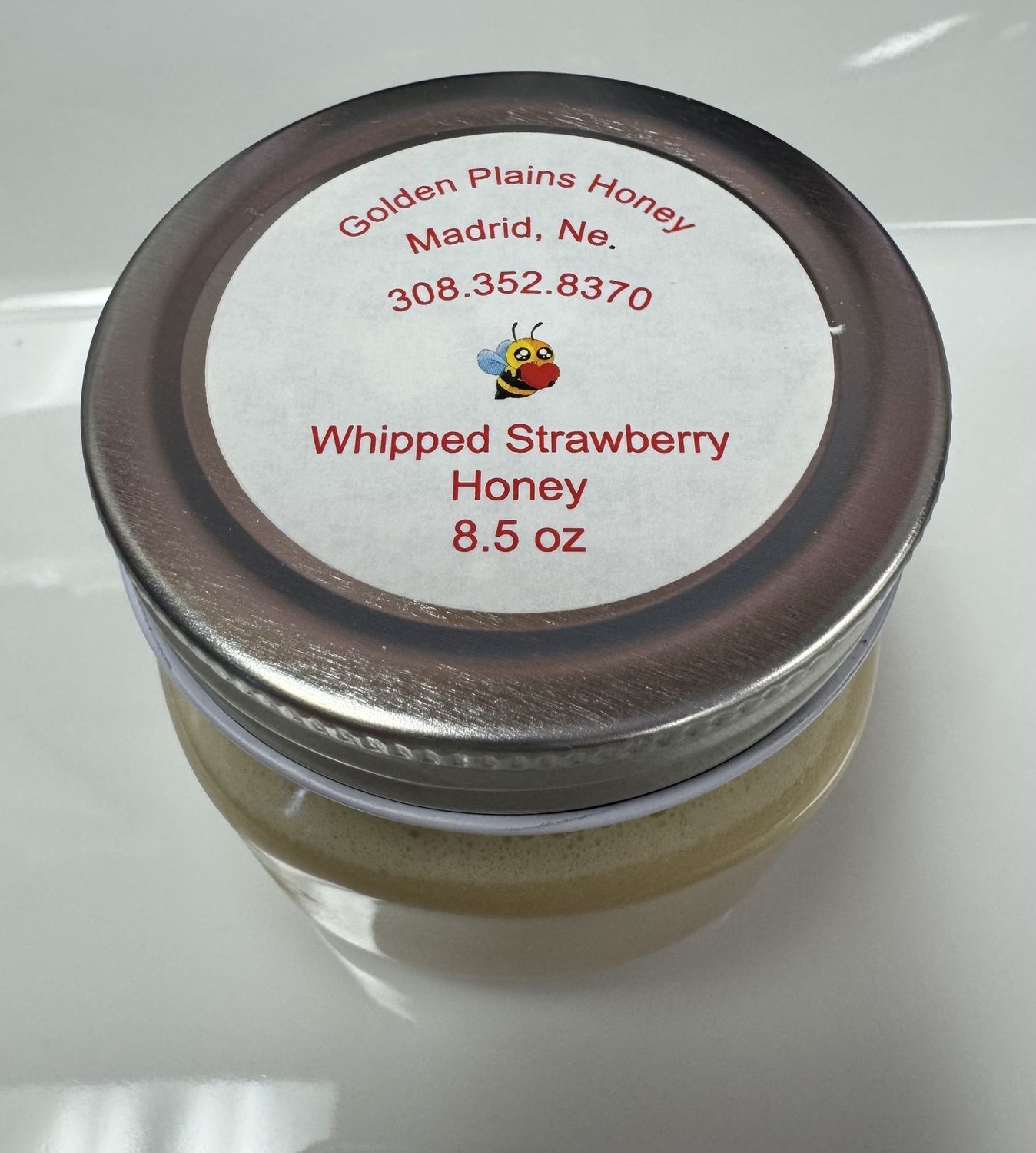 Strawberry Creamed Honey