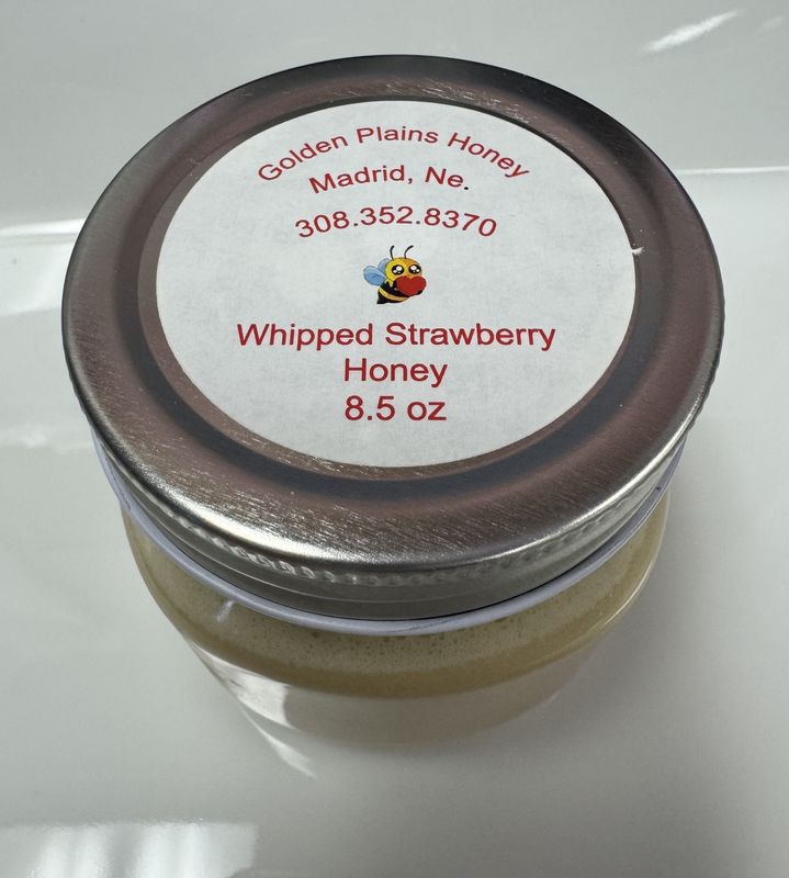 Strawberry Creamed Honey