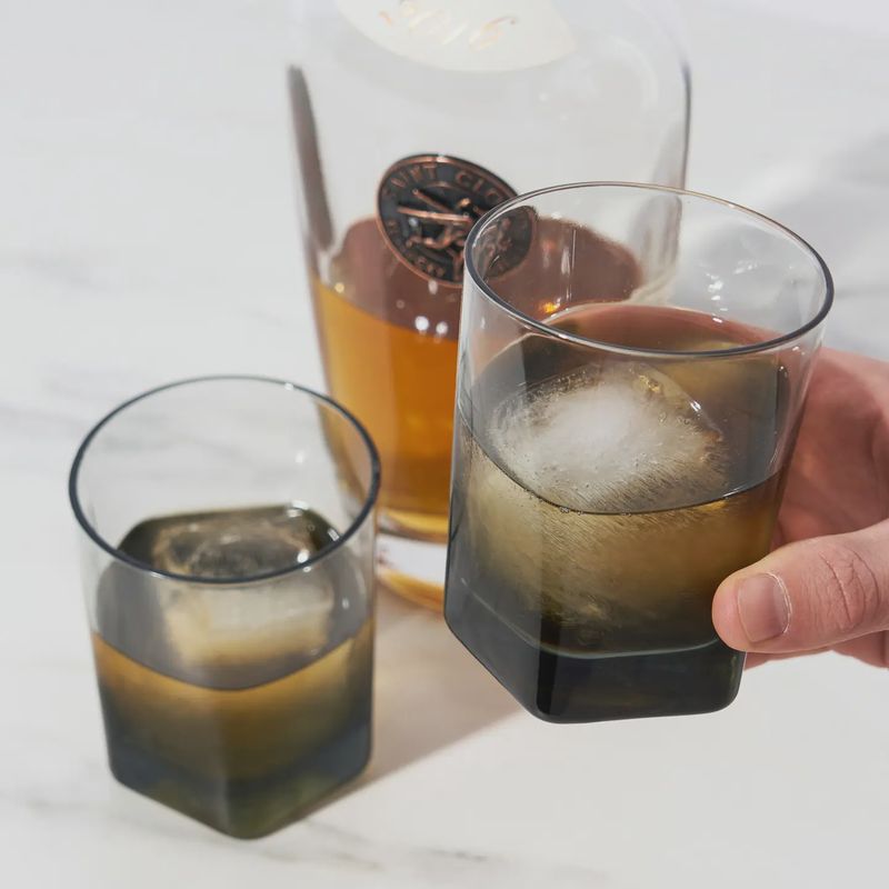 Smoke DOF Glasses Set of 2
