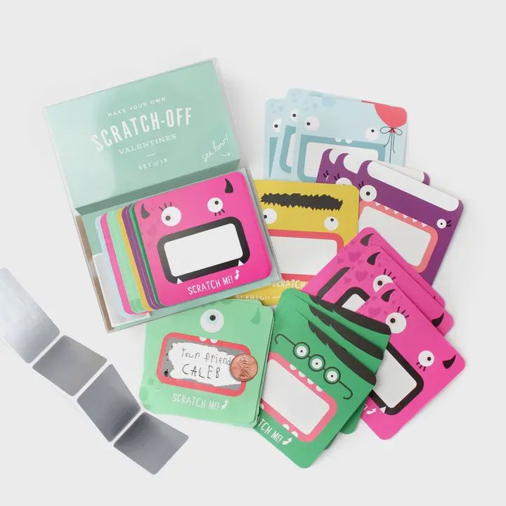 Valentine Monster Scratch Off Pack