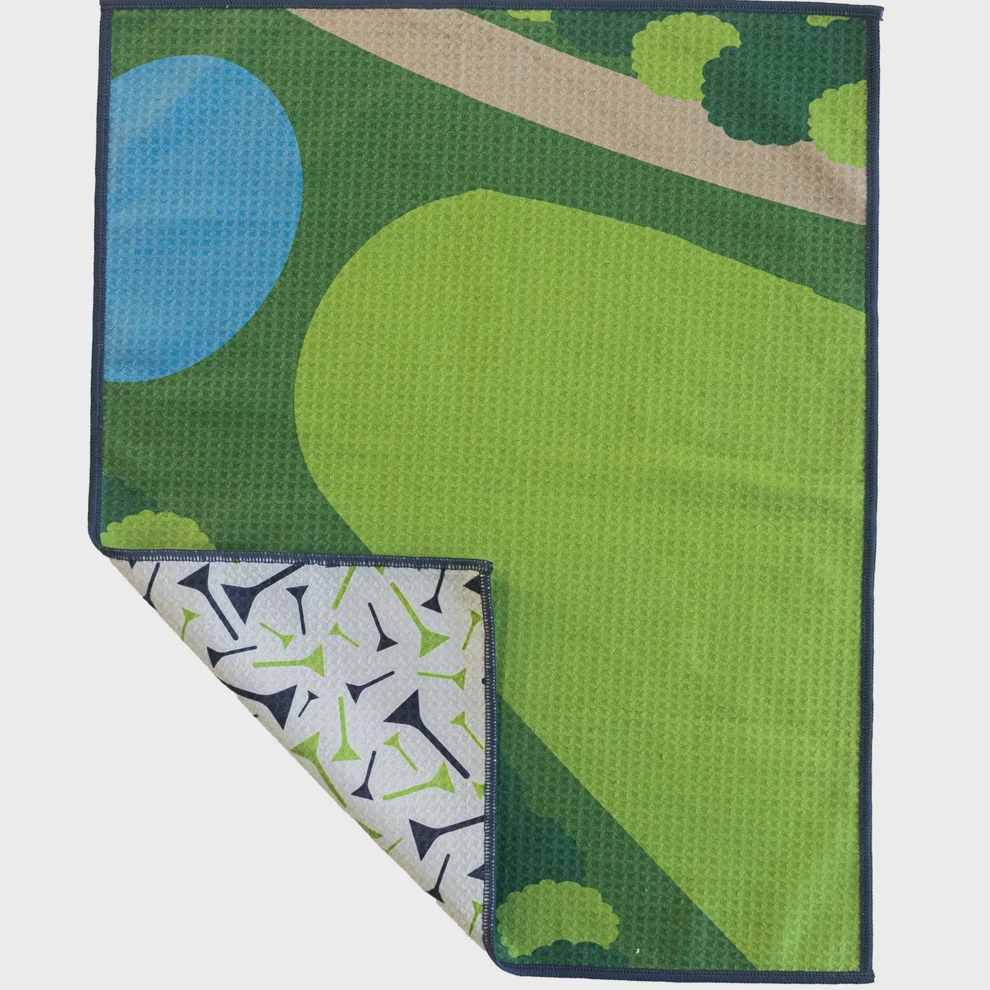 Green Golf Towel - Double Sided