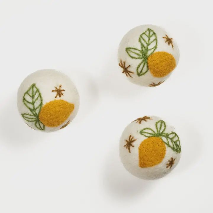 Lemon Dryer Balls - Set of 3