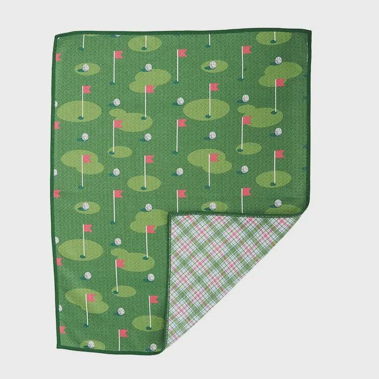 Plaid Golf Towel - Double Sided