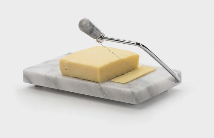 White marble cheese slicer