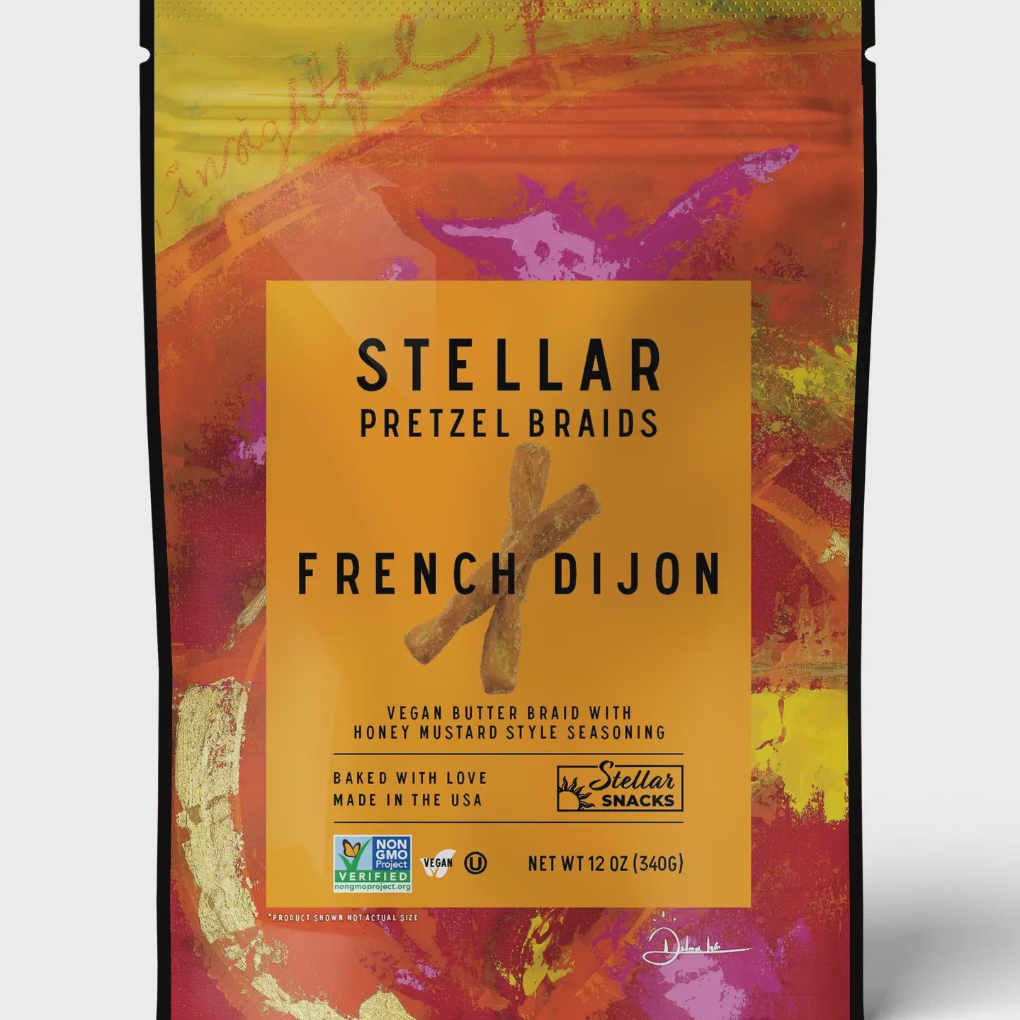 Stellar Pretzel Braids - French Dijon 12oz