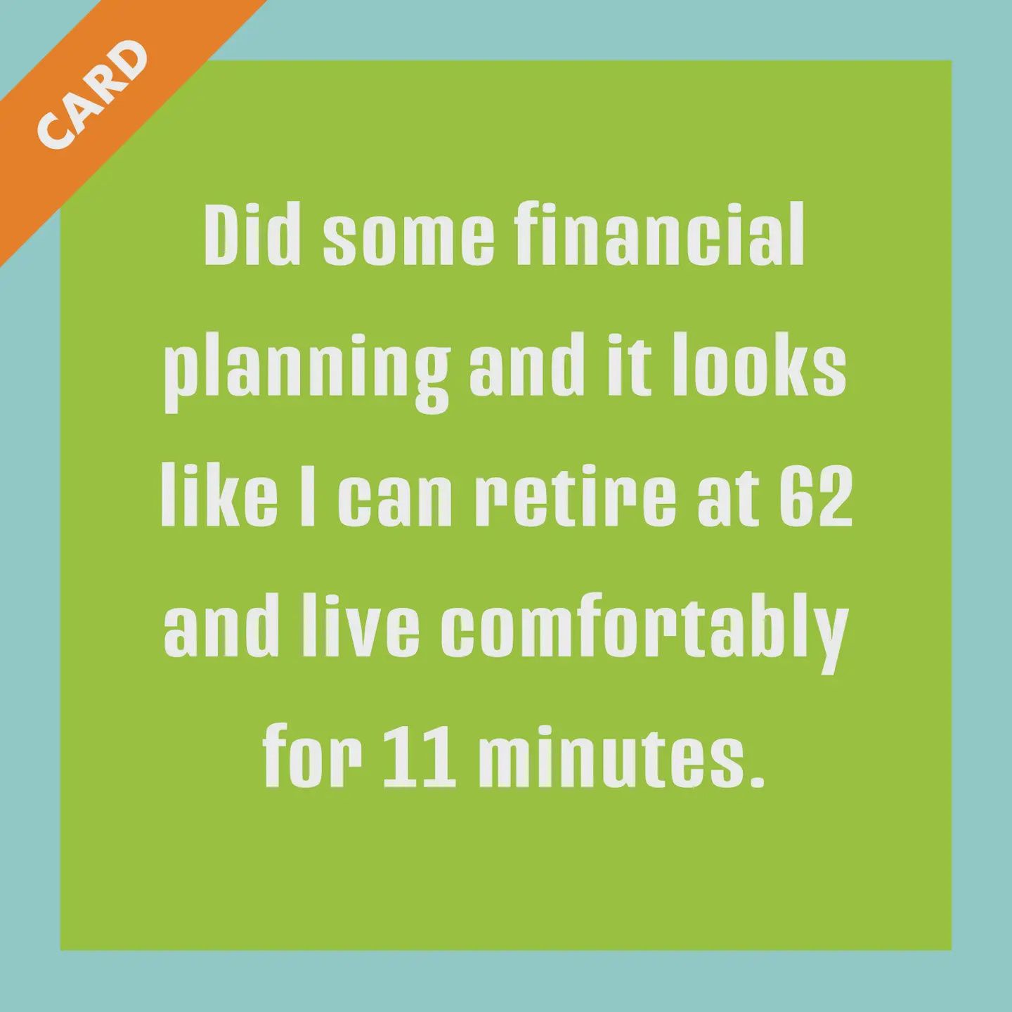Card Financial Plan