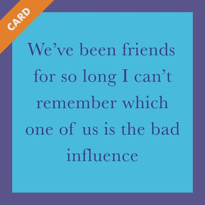 Card Bad Influence
