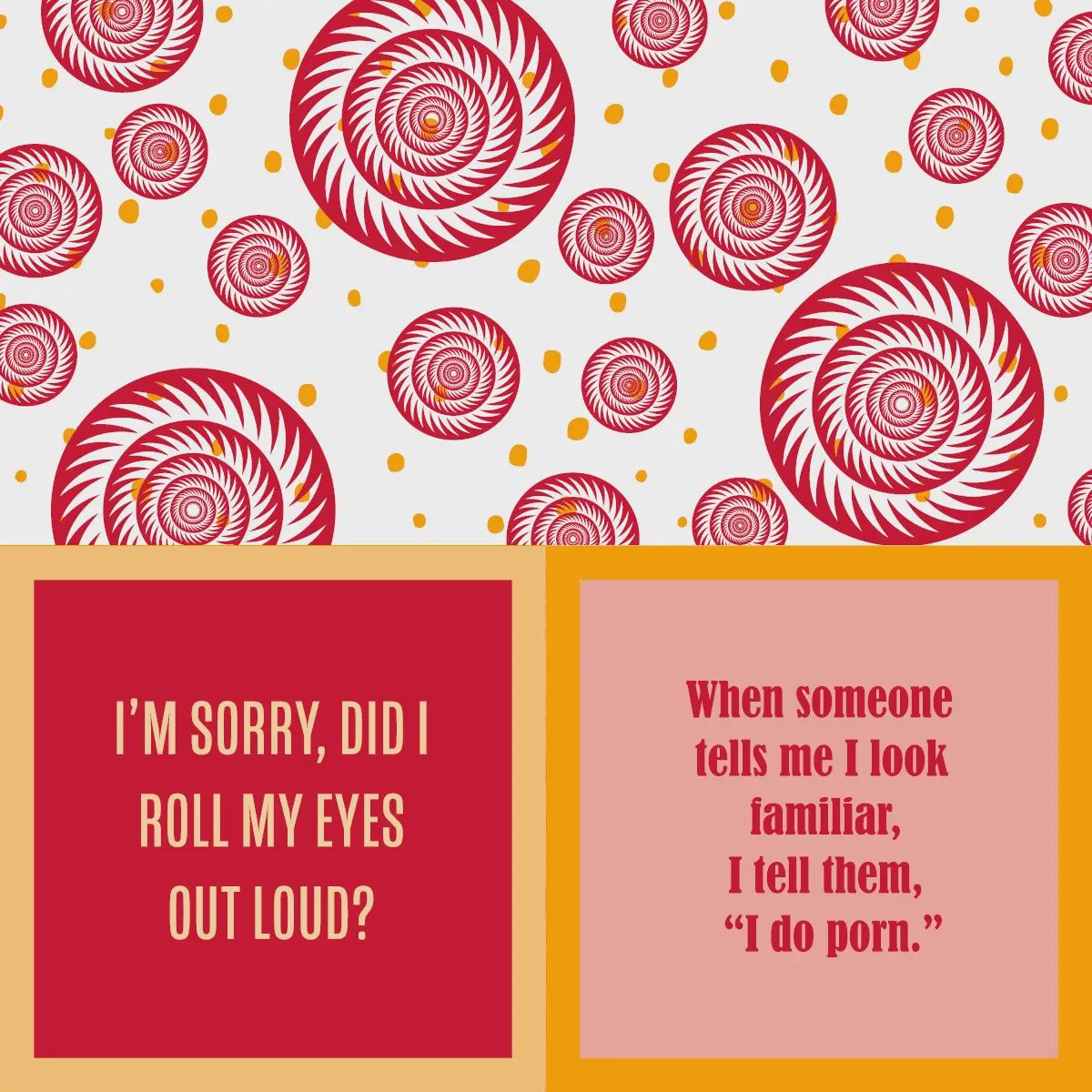 Napkin Roll My Eyes