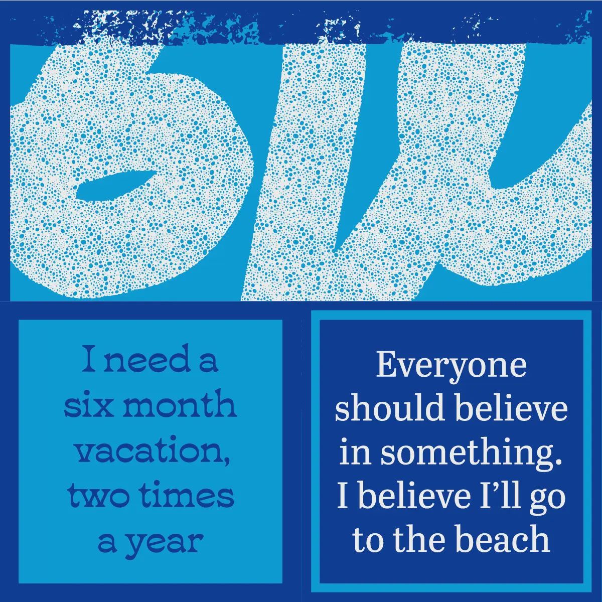 Napkin Beach Believe