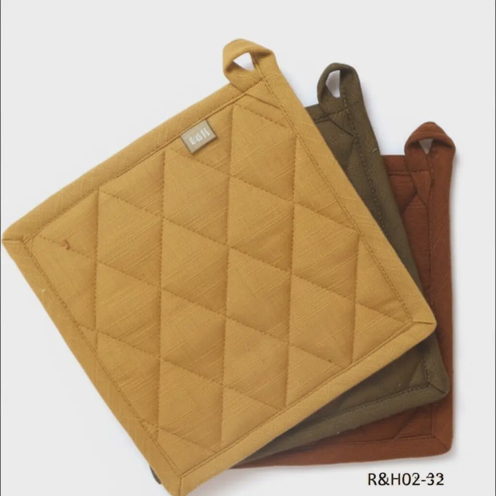 Pot Holder Trivets - Mustard Yellow