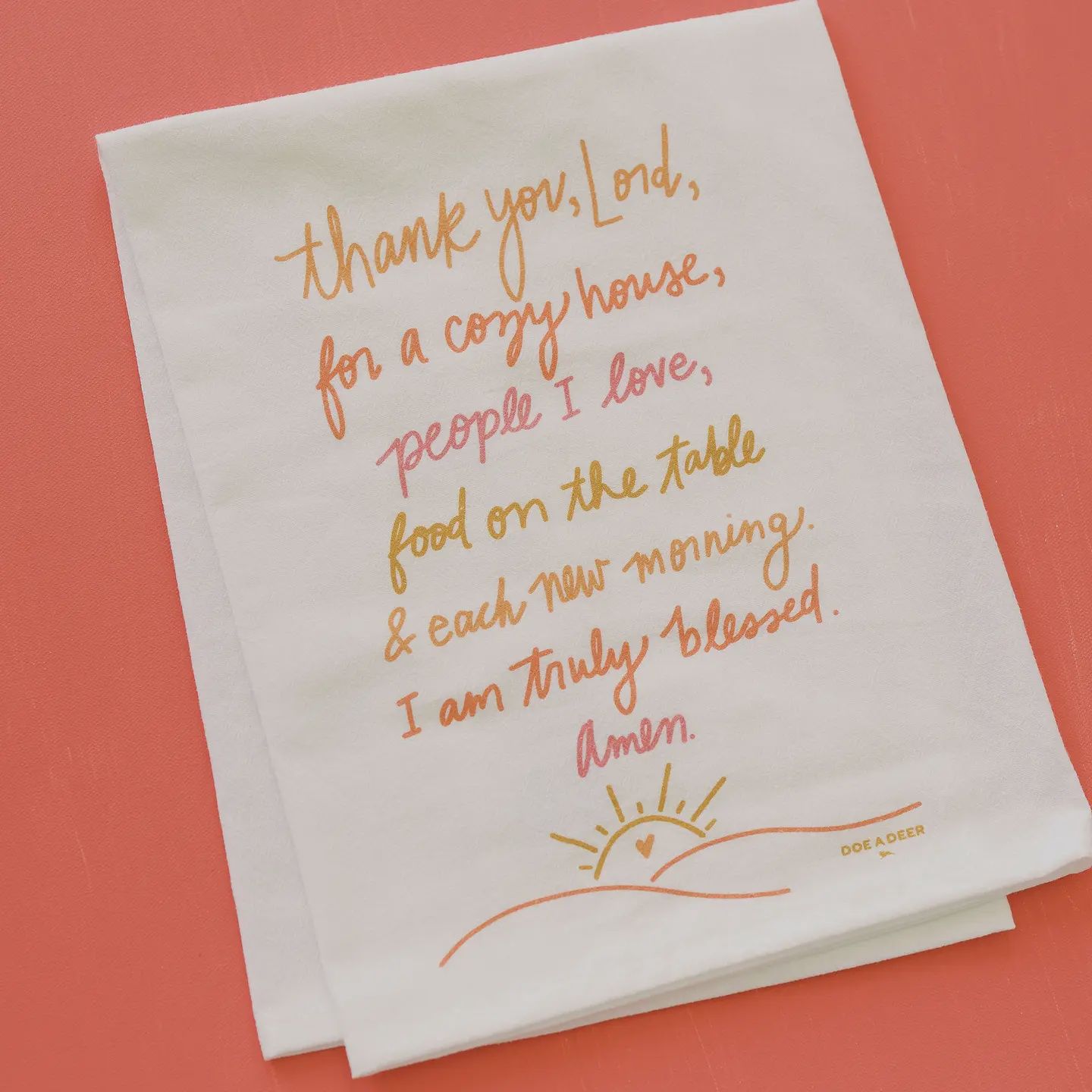 Thank you Lord Towel