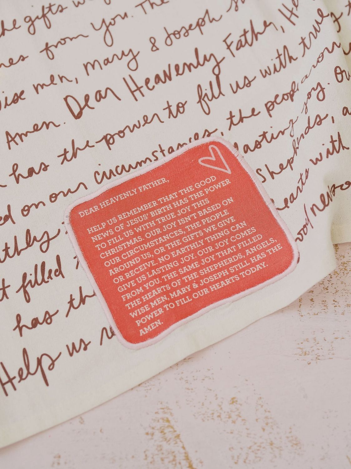 Christmas Prayer Towel