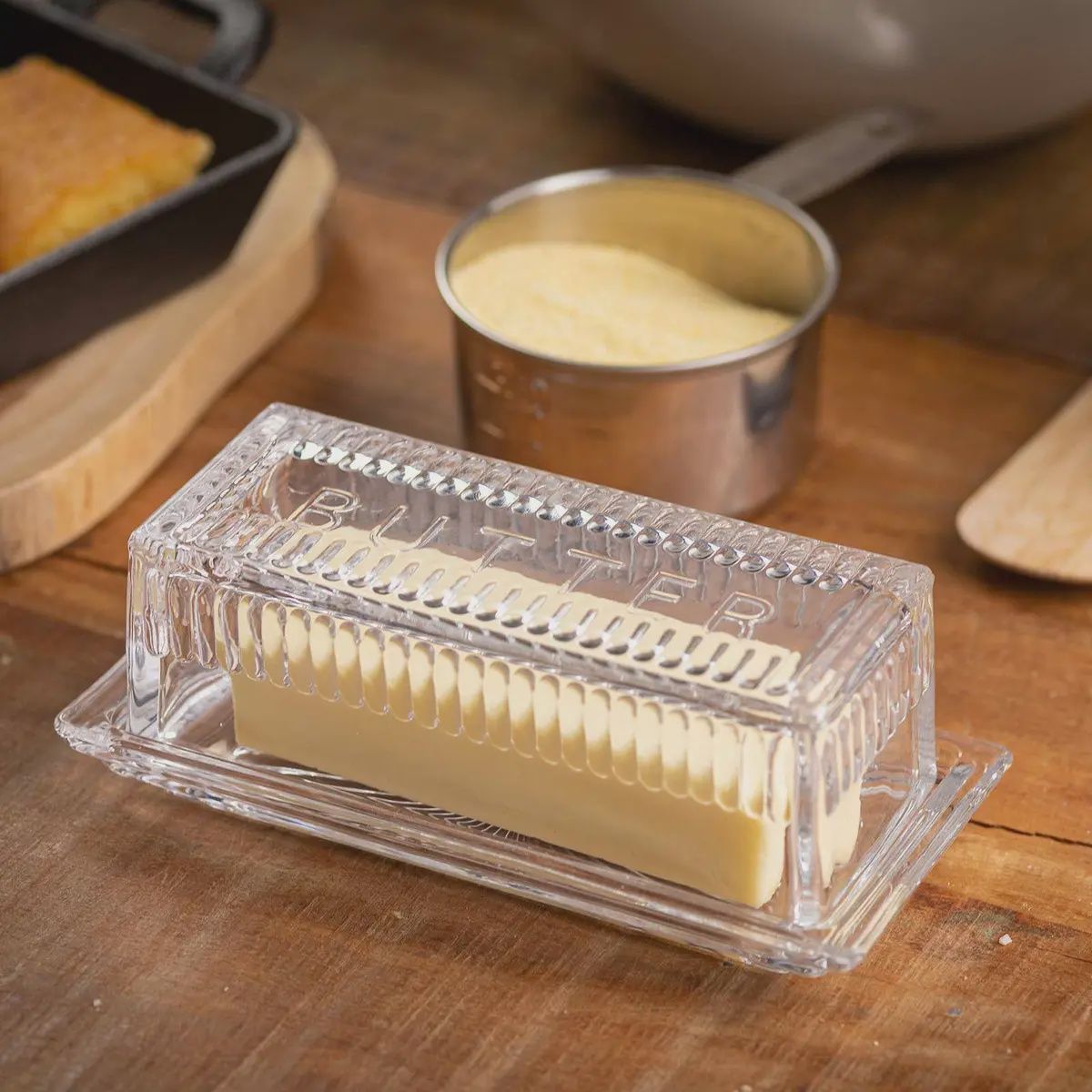 Glass Butter Dish