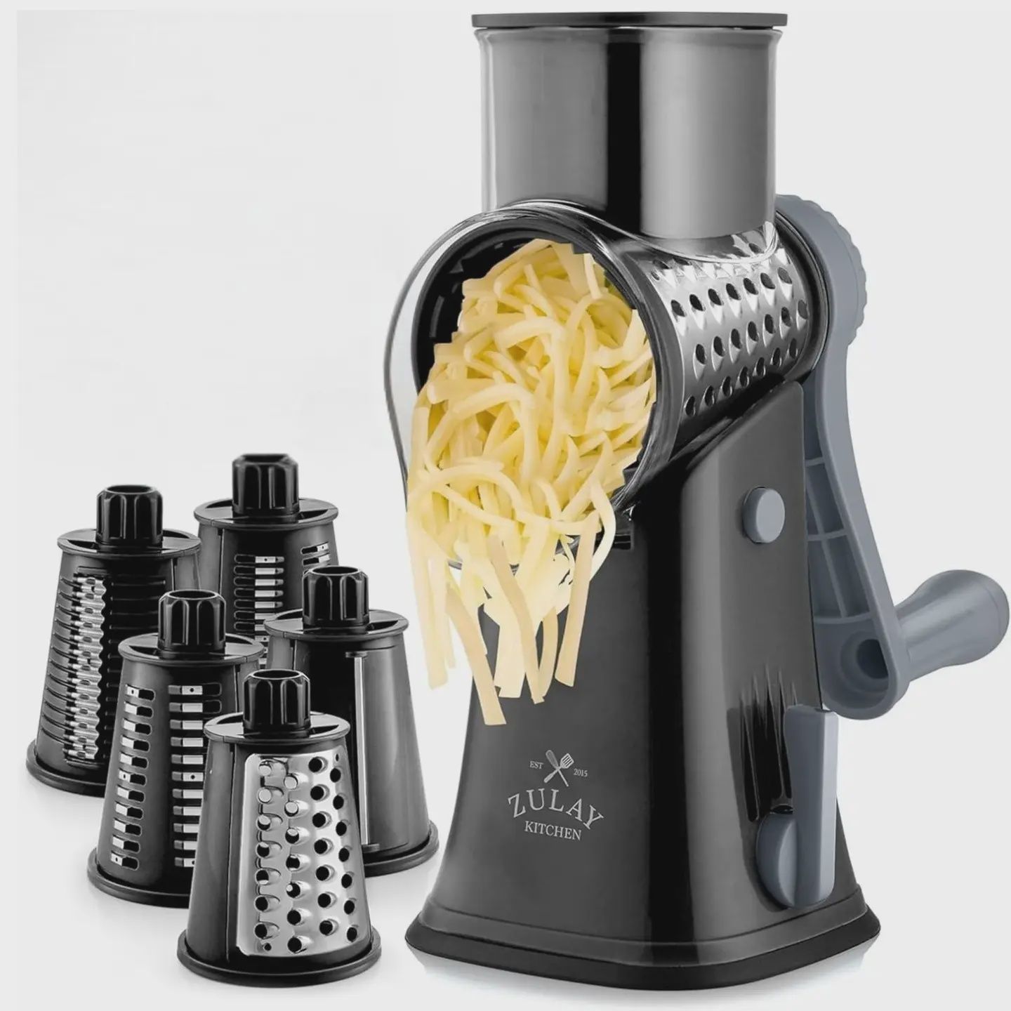 Rotary Cheese Grater w/5 Drums