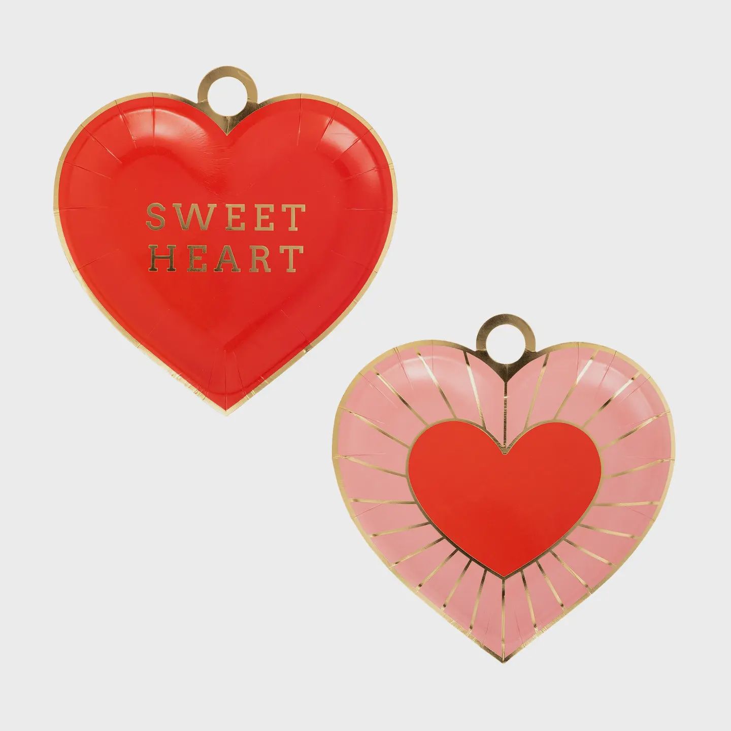 Sweet Heart Charm Plate Set