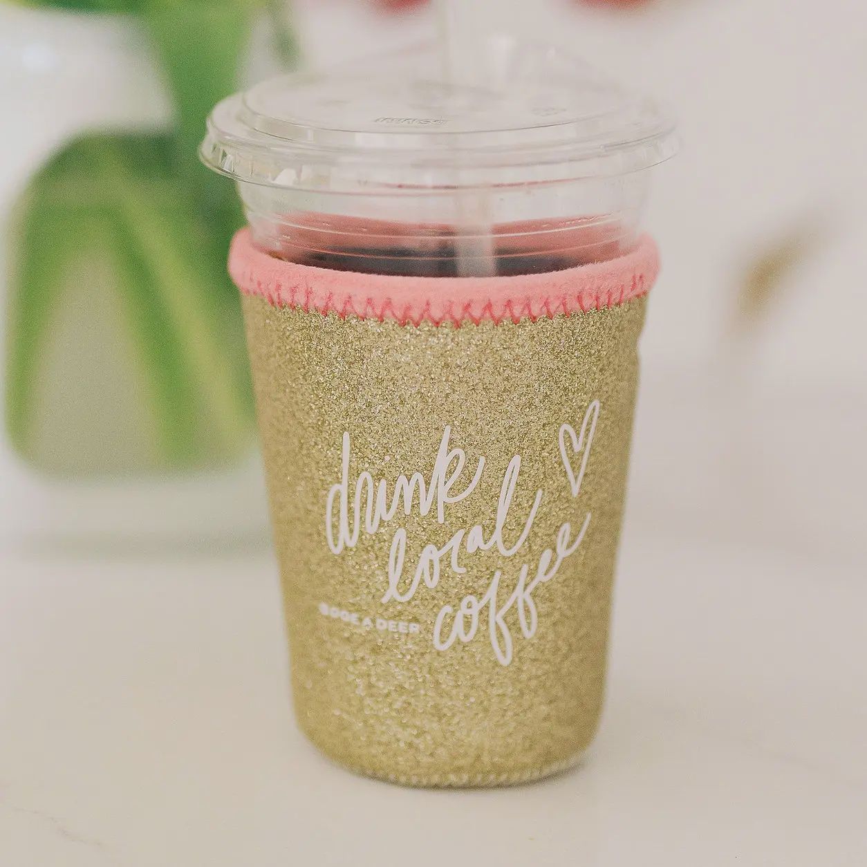 Drink Local Coffee Sparkle Drink Sleeve