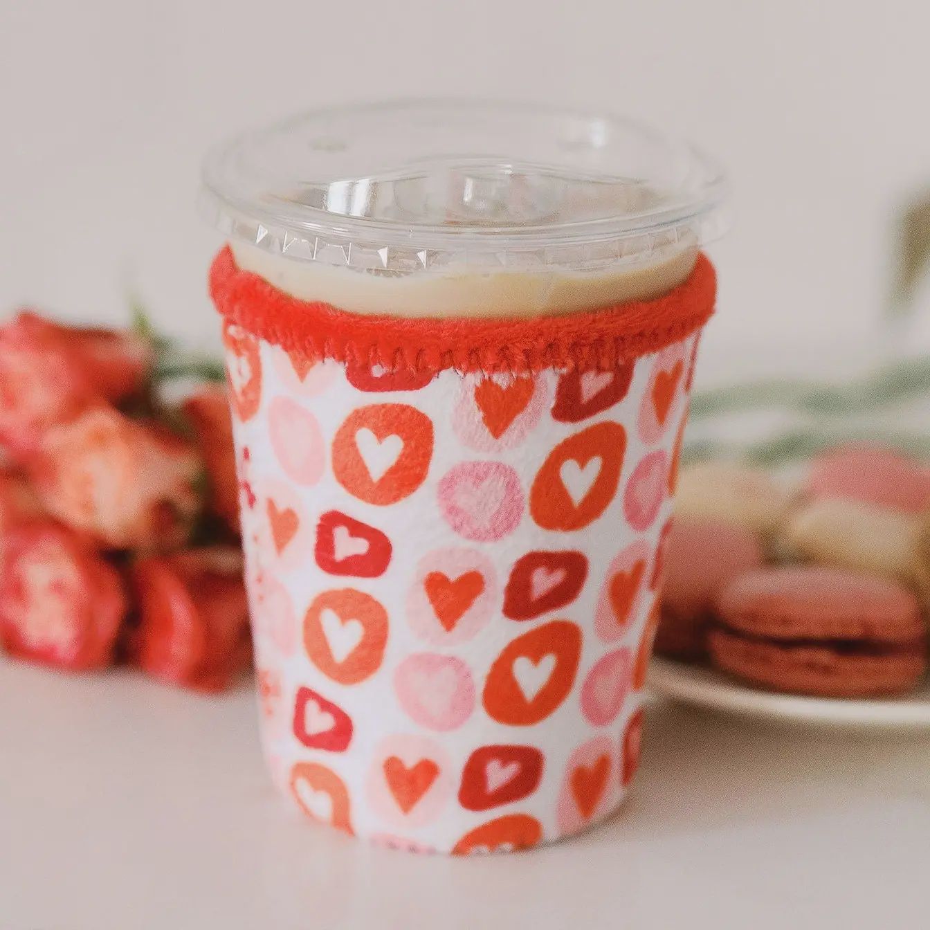 Love You Heart Drink Sleeve