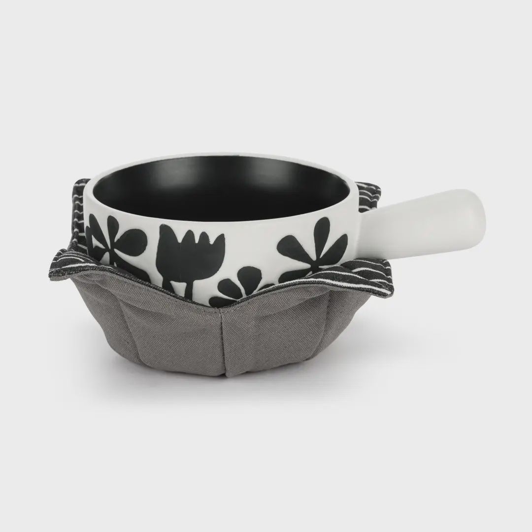 Soup Crock &amp; Bowl Cozy - Bold Floral