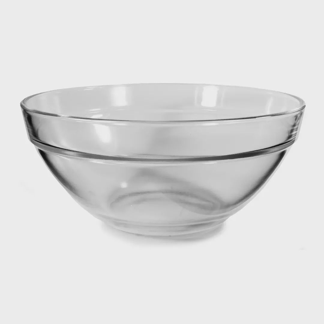 Utility Bowl - 9" Clear Soda Glass