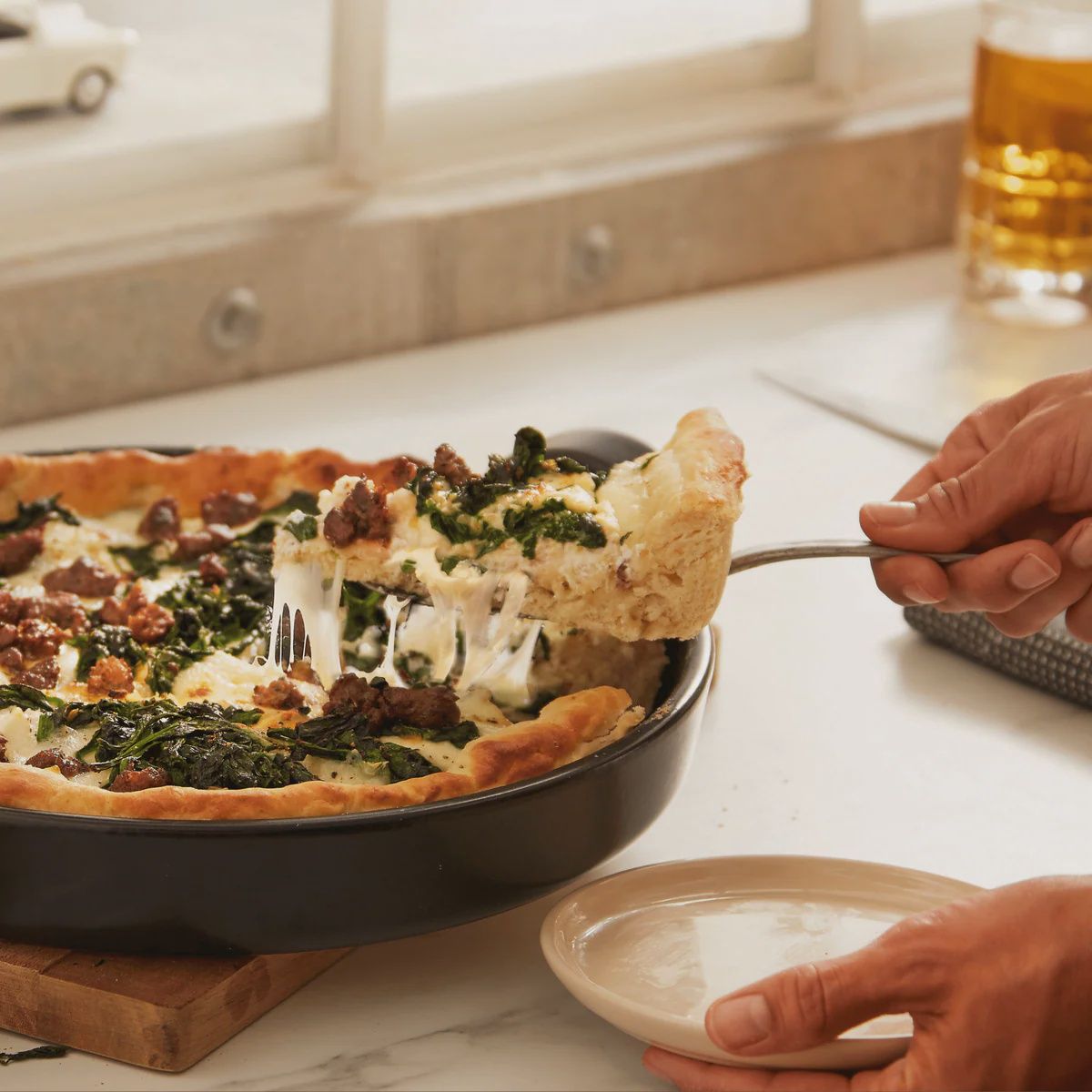 Charcoal Deep Dish/Chicago Pizza Pan 12