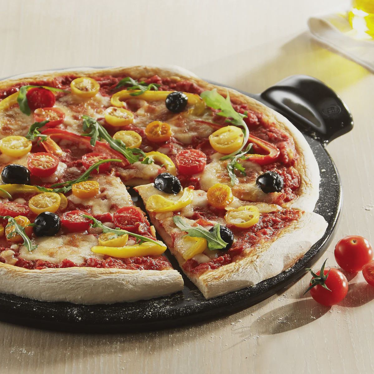 Charcoal Flame Pizza Stone