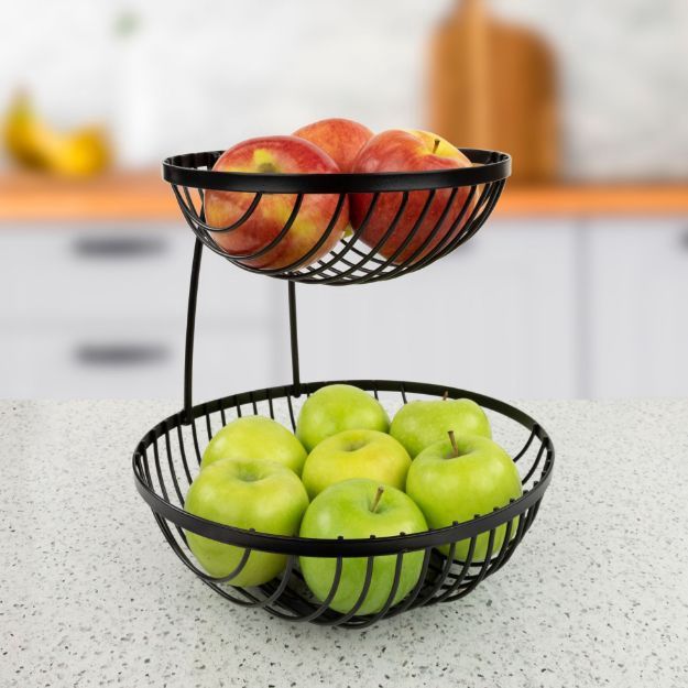 Finley 2-Tier Server, Black
