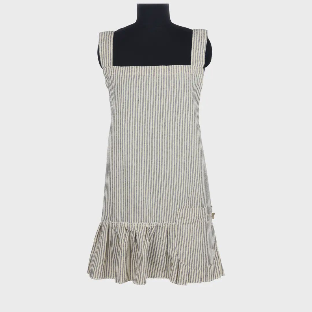 Manor Stripe Pinafore Apron