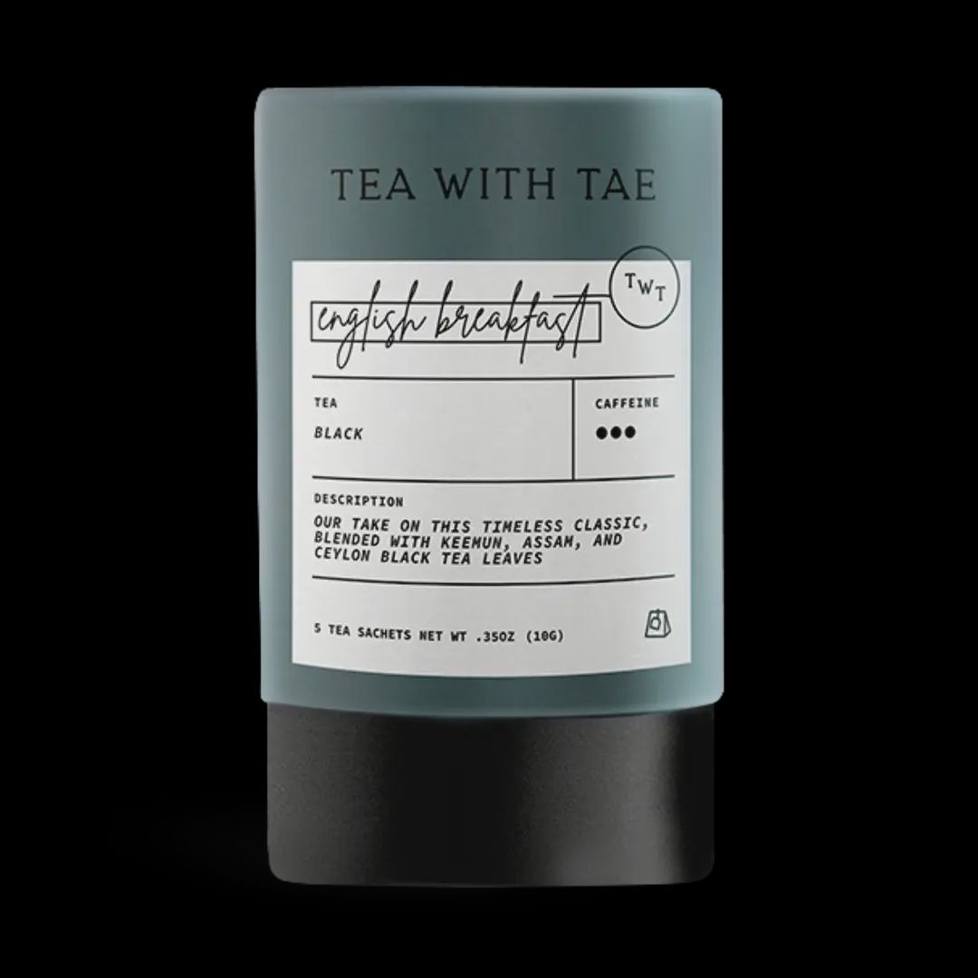 English Breakfast Black Tea Mini Tea Tube