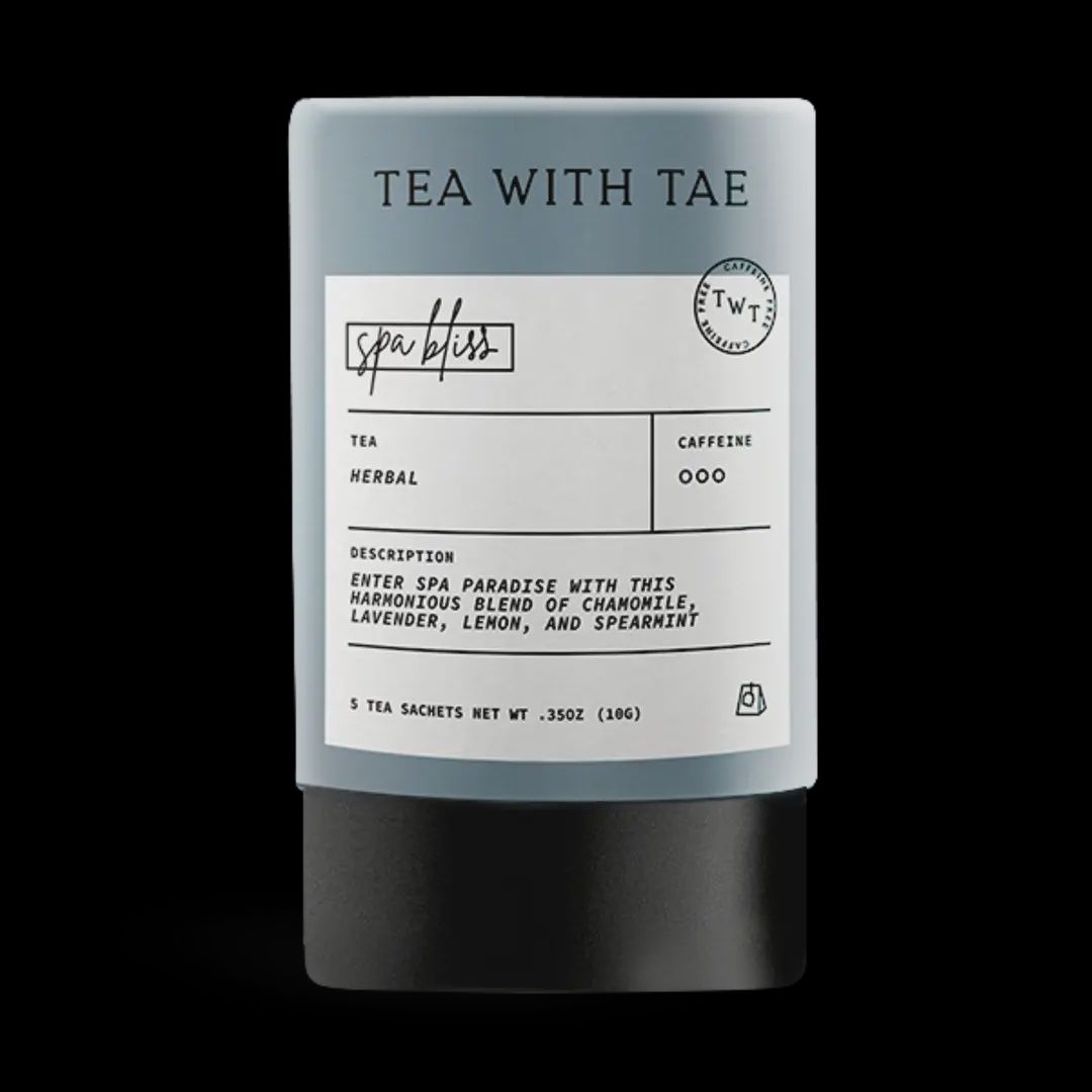 Spa Bliss Herbal Mini Tea Tube