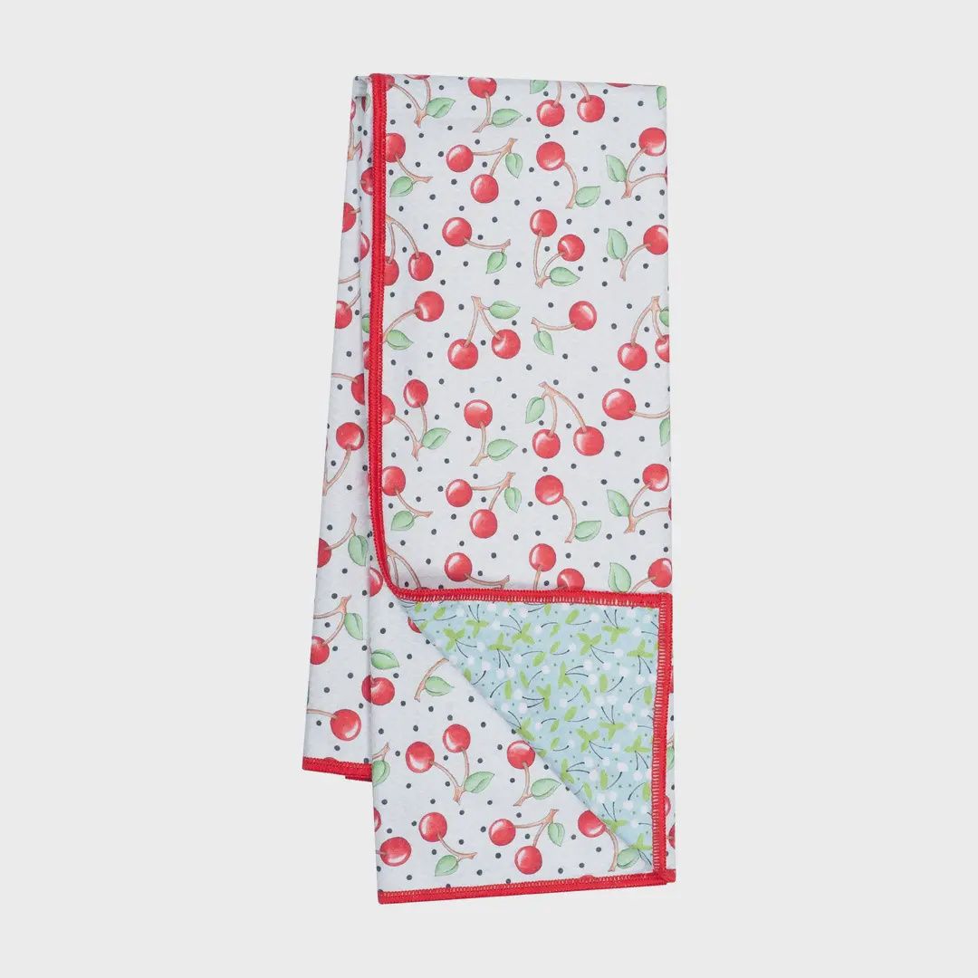 Anywhere Reversable Towel Cherry