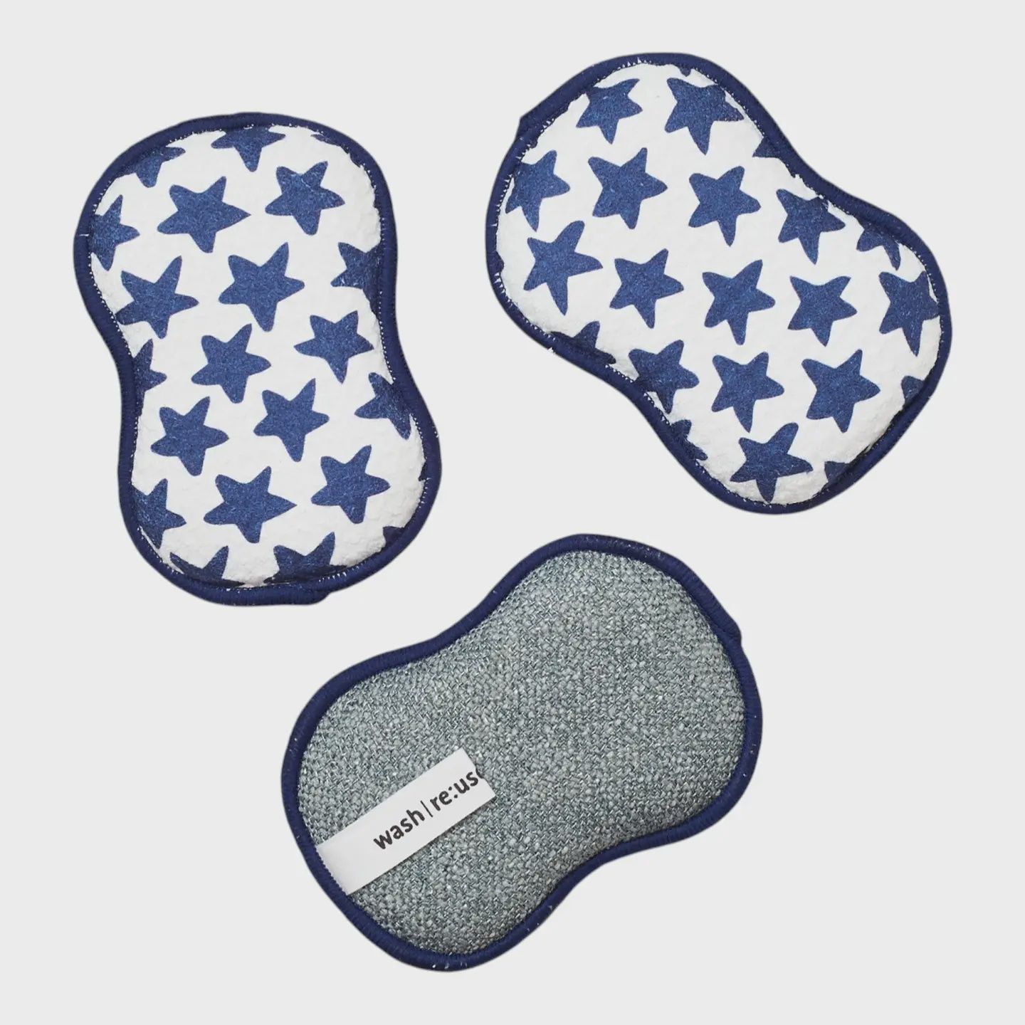 Re:Usable Sponges (Set of 3) USA Flag