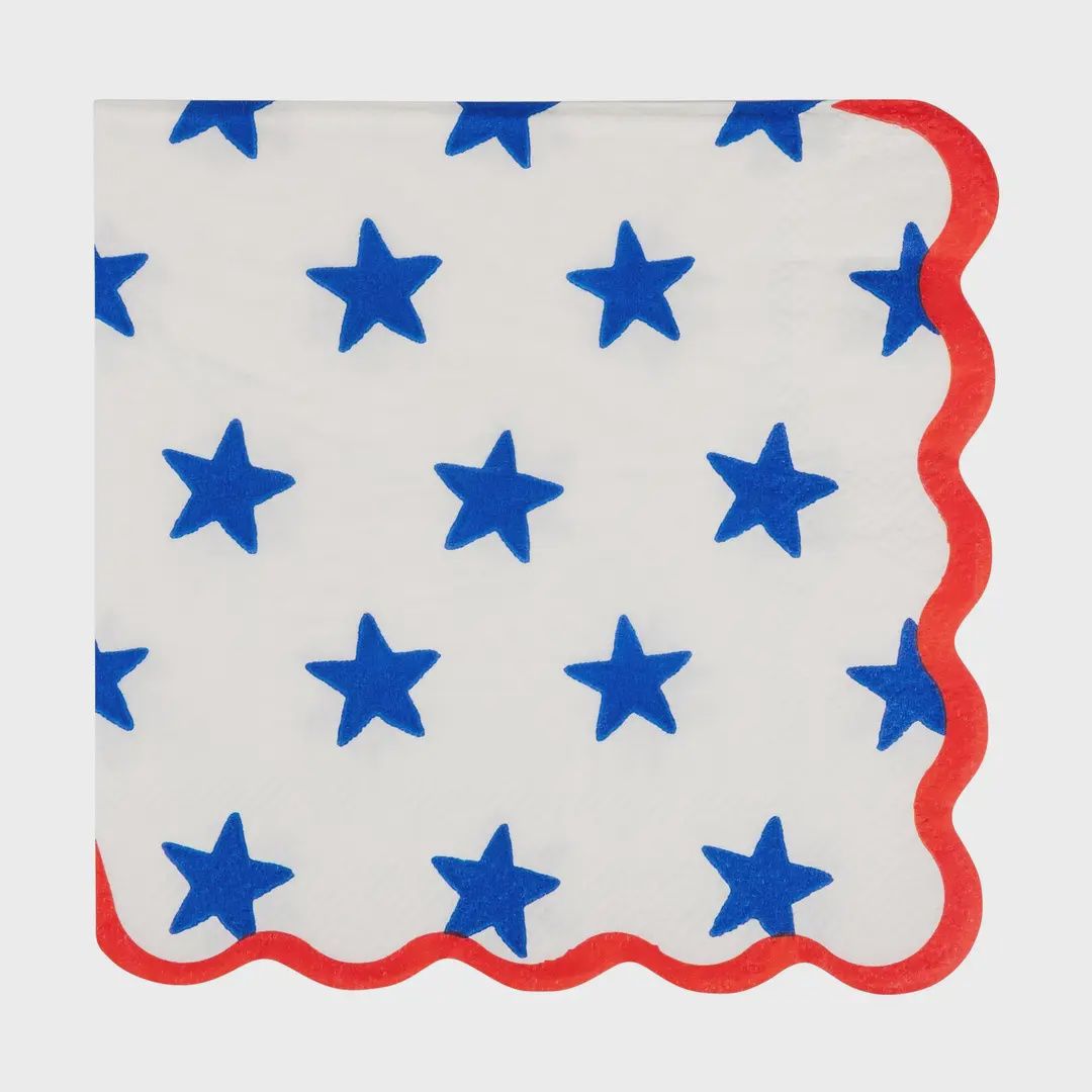 Stars &amp; Stripes Cocktail Napkin