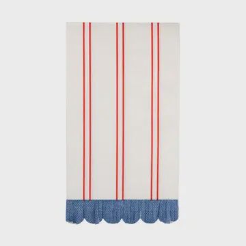 Red Striped Dinner Napkin