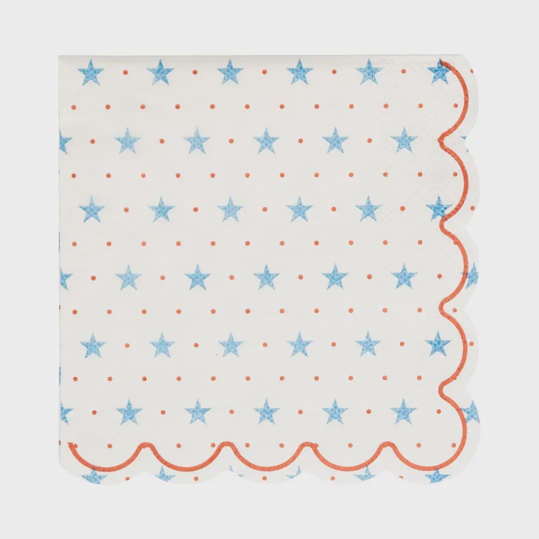 Hamptons Petite Stars Cocktail Napkin