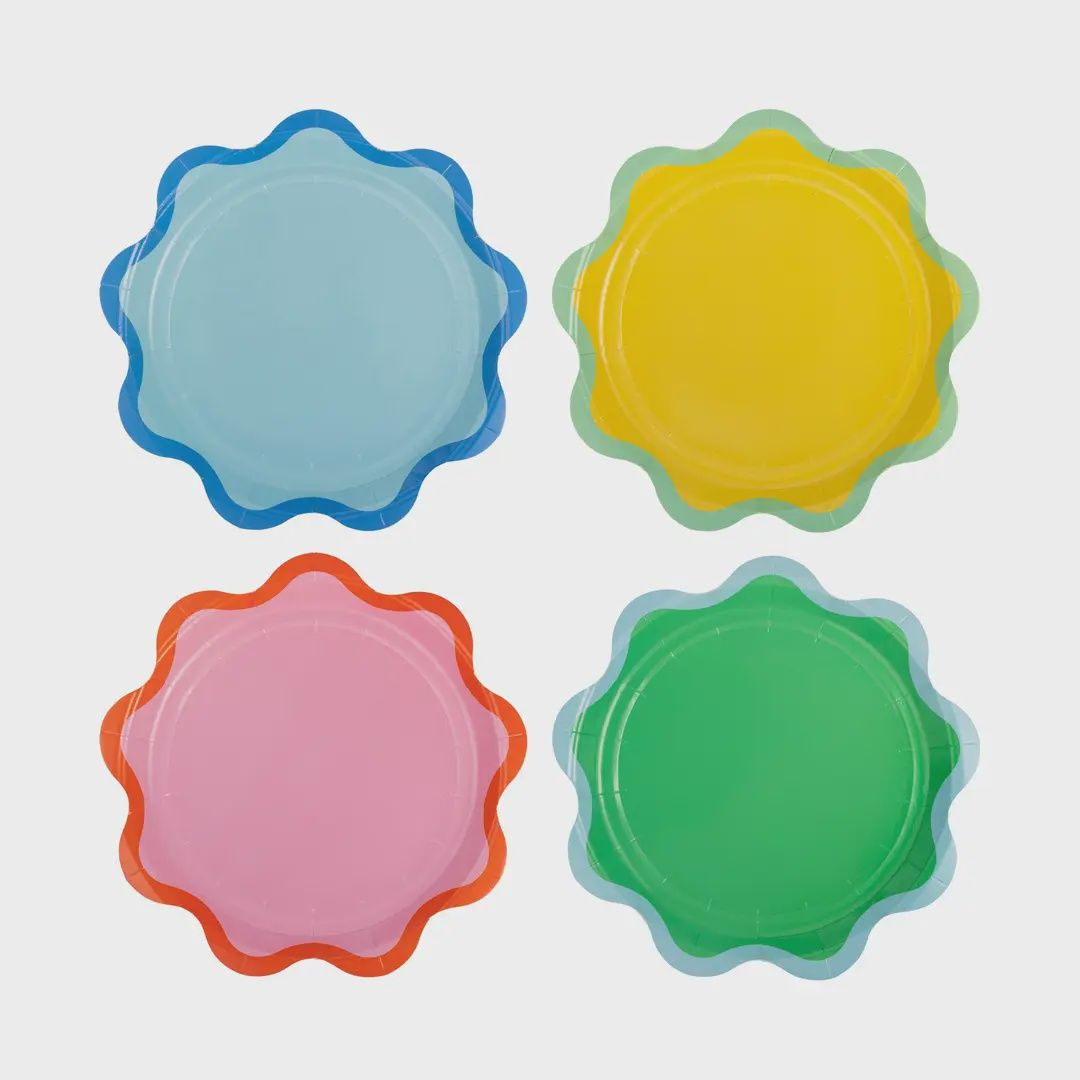 Ric Rac Edge Dessert Plates
