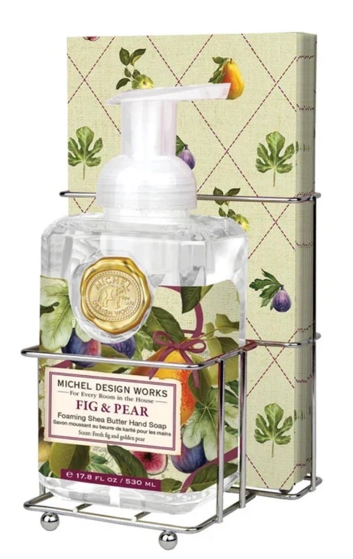Fig &amp; Pear Foaming Soap Napkin Set