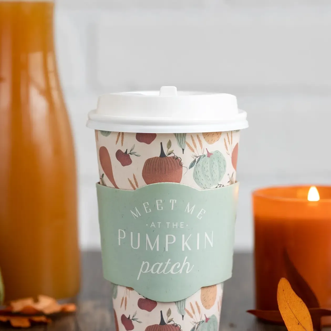 Pumpkin Patch To-Go Cups 16oz - 8ct