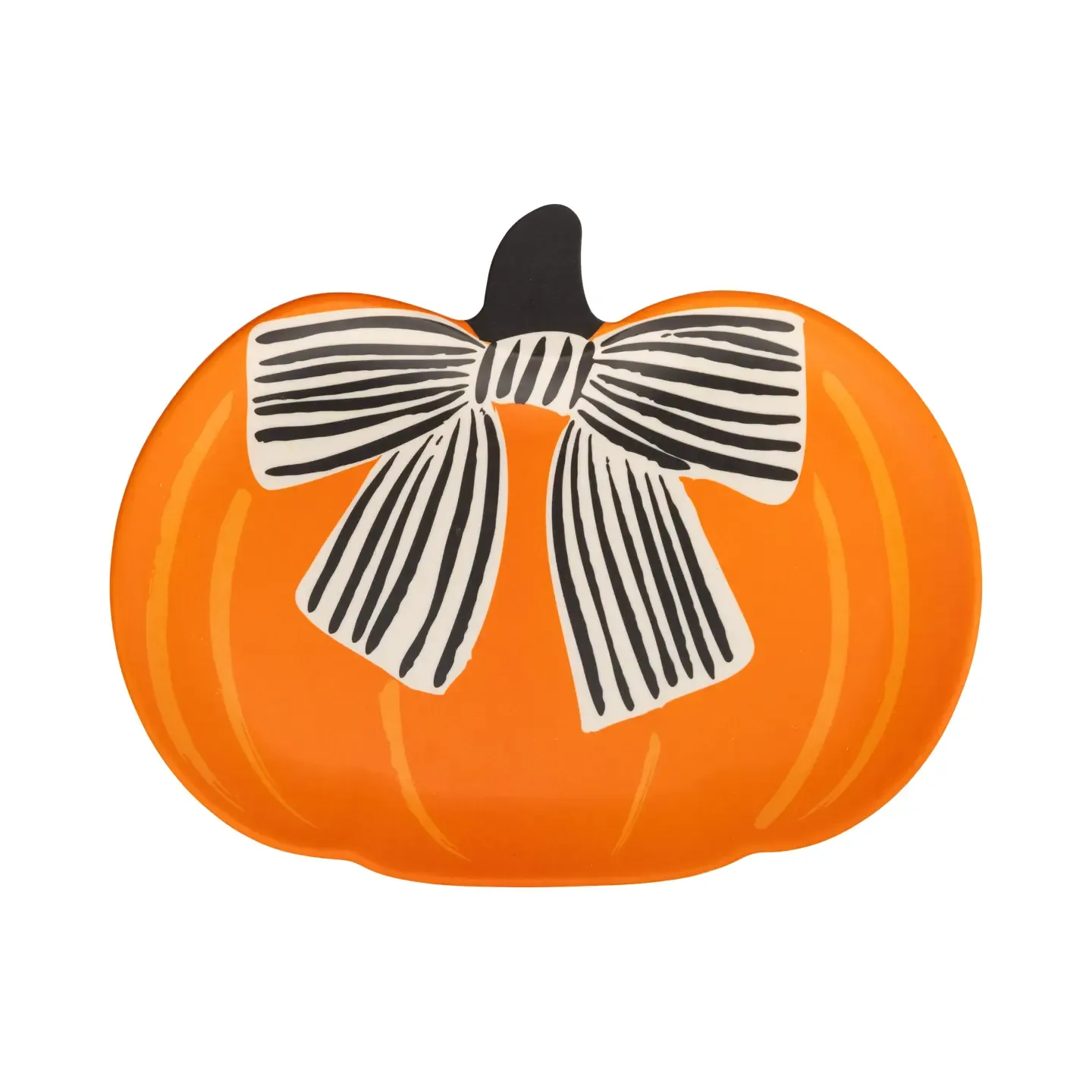 Pumpkin Bamboo Plates - Set of 4