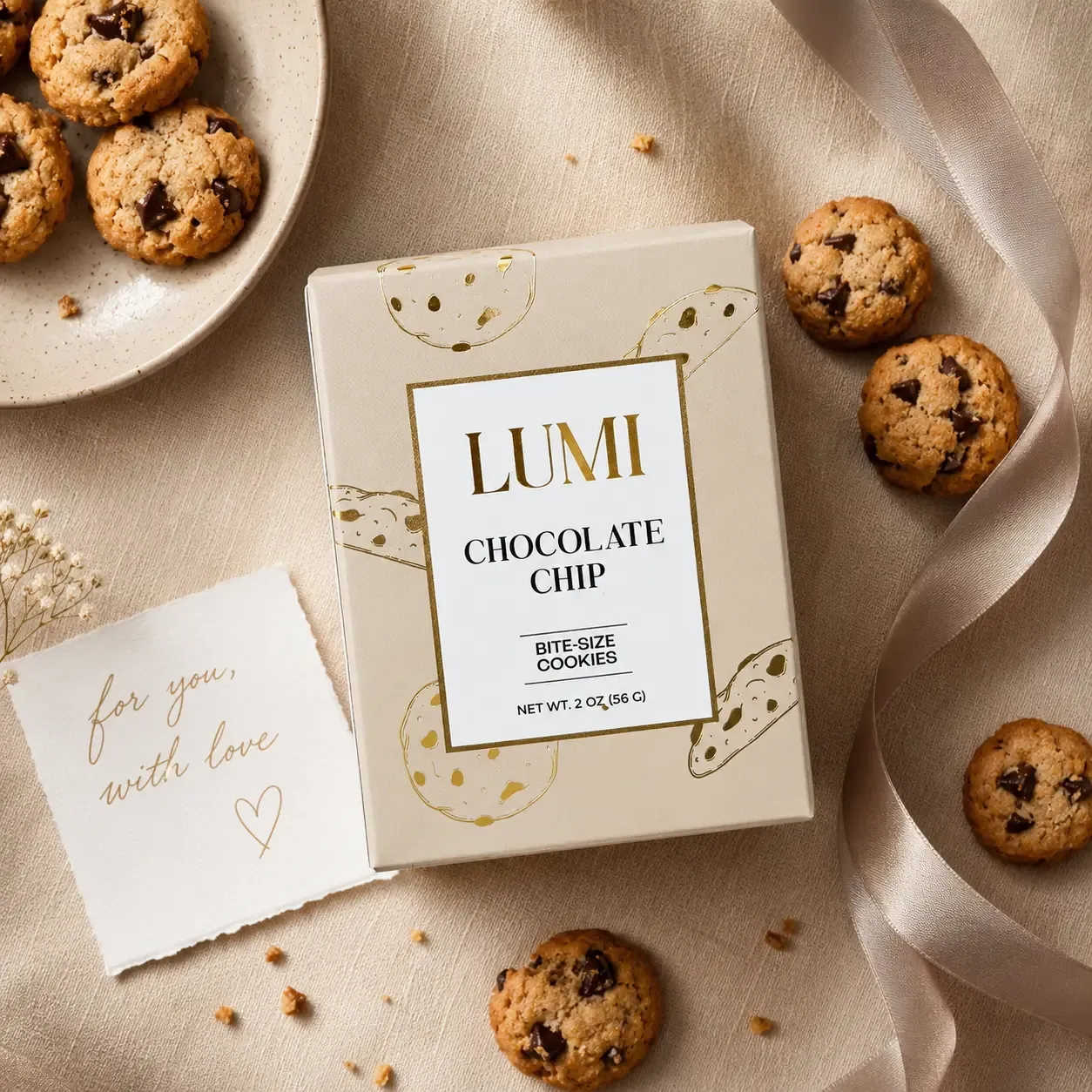 Bite-Sized Chocolate Chip Cookies
