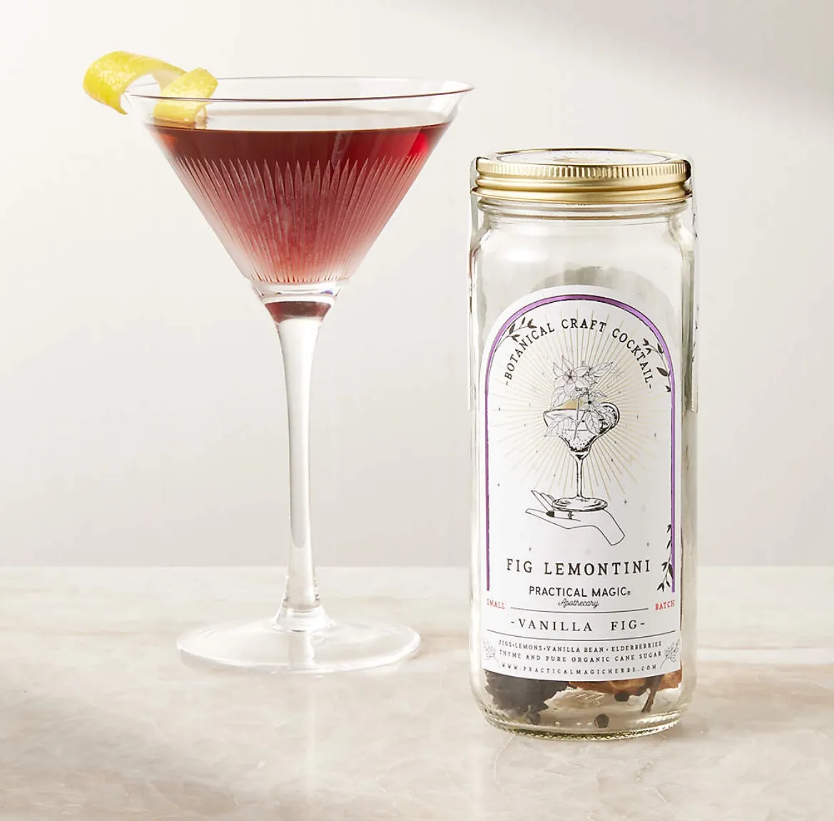 Fig Lemontini Craft Cocktail Infusion Drink Kit